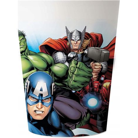 Vasos de plástico de Marvel Avengers de 230 ml (2 unidades) (1/2)