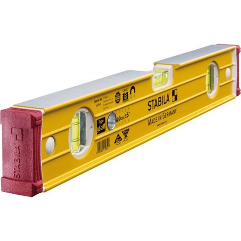 Nivel de burbuja con base magnética STABILA Serie 96-2M de 40 cm