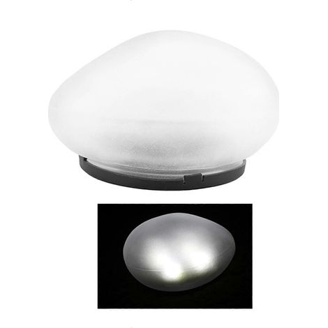 Lampe solaire étanche Solaire Pierre Lamp - Durable ABS avec Cobblestone - pour Pelouse & cour éclairage – B (1/4)