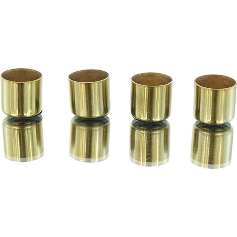 GASPER Stabkerzenhalter Cups Goldfarben magnetisch Ø 2,2 cm 4er Pack - Metall
