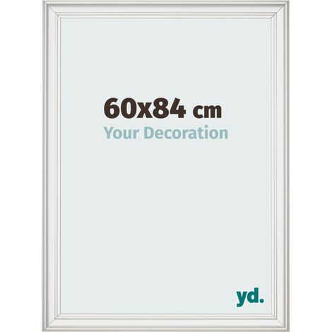 yd. - Cadre photo 60x84 - Blanc Patine - MDF - Lazio (1/5)