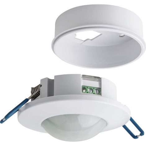 Bewegungsmelder für den Innenbereich, Einbau- und Aufputzmontage an der Decke, programmierbar, Infrarotsensor, 8 m / 360°, geeignet für LEDs, max. 1200 W/600 W (1/5)