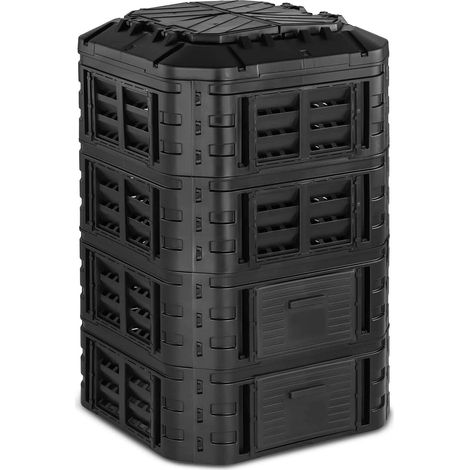 Composteur de jardin 1120 litres polypropylène haute qualité (1/5)