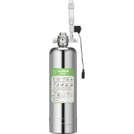 Système générateur de CO2 pour Aquarium, Kit de réacteur de dioxyde de carbone avec électrovanne, compteur de bulles pour plantes (1/5)