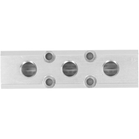 FENOPLASTICABloc de distribution d'air pneumatique, collecteur G1/2 entrée G1/4 sortie, diviseur 30x30mm SY30-02-3F (1/3)