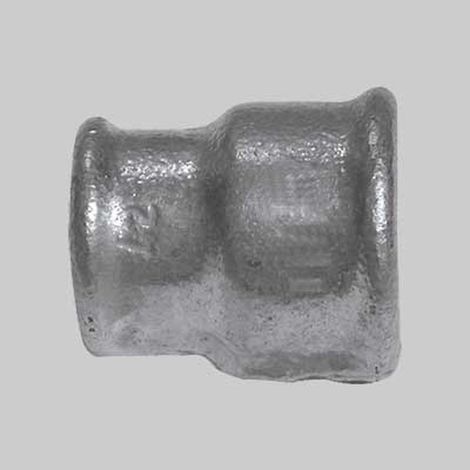 "MANICOTTO RIDOTTO FEMMINA/FEMMINA ZINCATO - 1"" x 1/2"