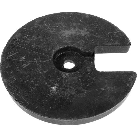 Socle Rond Lesté Pied Stable de Lampe Table en Plastique Noir (1/5)