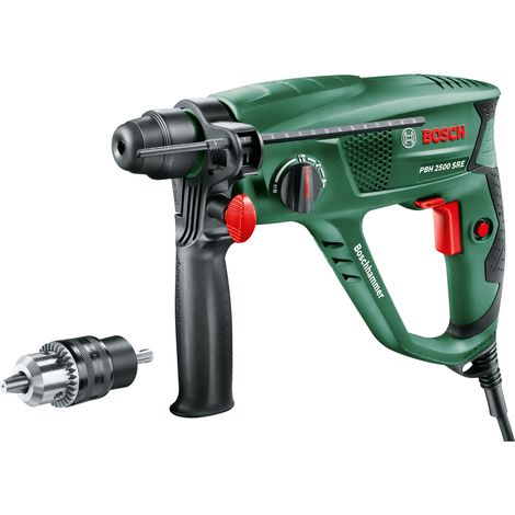 Martello perforatore con accessori SDS-Plus Bosch PBH 2500 SRE 600 W (1/2)