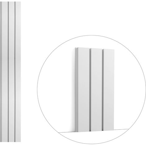 3D Wandpaneel Orac Decor W116 MODERN BAR XL Wandpaneel Zierelement Modernes Design weiß 2 m (1/5)