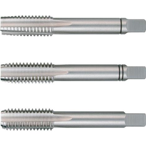 ruko-230160-juego de 3 machos para roscar a mano m din 352 hss rectificados rosca m16
