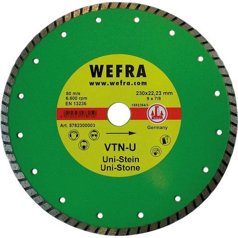 Disque de tronconnage a diamant 230 x 22 mm