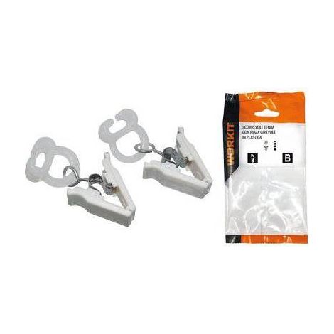 2,0 x SCORREVOLE TENDA CON PINZA GIREVOLE SELF WORKIT