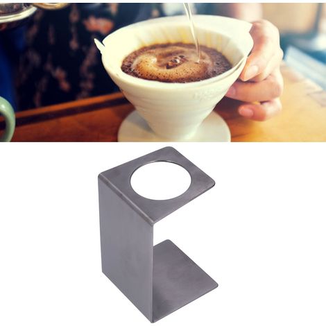 Porte-filtre à café monotrou type C pour café, porte-tasse à café filtre, accessoires de café, modèle noir. (1/5)