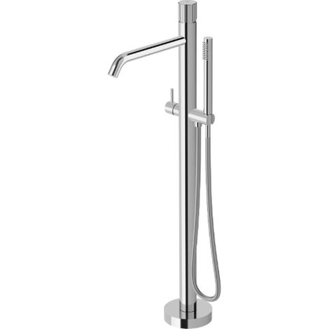 Miscelatore vasca/doccia a pavimento Paffoni serie Jo JOBOX032CR Cromato - Ottone (1/2)