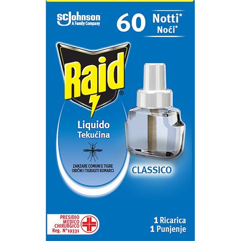 ANTIZANZARE 60 NOTTI liquida - RAID
