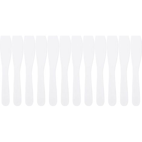 Lot de 12 spatules DIY pour masque visage, cuillère mélangeuse soin peau maison, accessoire applicateur (1/5)