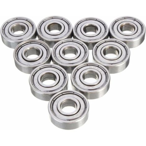 Cuscinetti a sfere a gola profonda 608ZZ 8x22x7 mm (confezione da 10) (1/2)