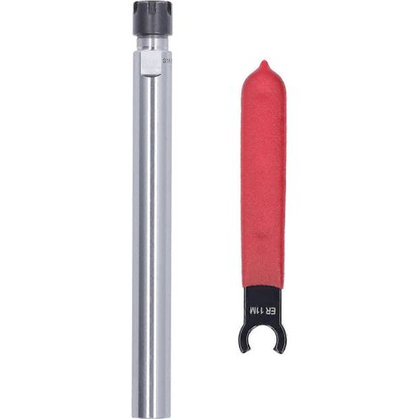 Jeu de 2 rallonges à tige droite en acier au carbone 40Cr pour porte-outils de fraisage CNC avec clé