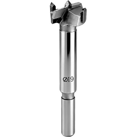 Mèche Forstner Bois 19mm Mèches Foret à Bois Carbure Queue Ronde pour Bois (1/5)