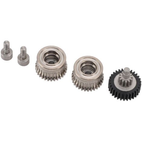 Engranaje de extrusor de acero endurecido niquelado, accionamiento de filamento totalmente metálico para accesorios de impresora 3D K1C K1 Maximum (1/5)