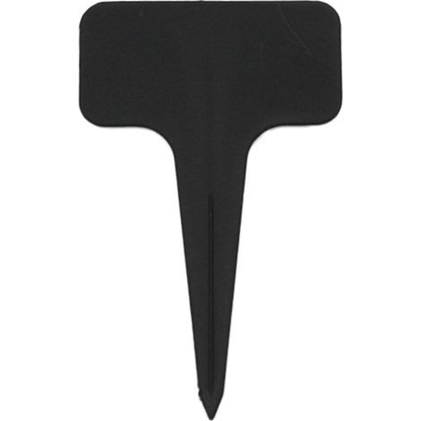 100 pièces Etiquette Jardin Exterieur Marqueurs en Plastique de Plantes Type T Plastique Etiquette Potager quetage Réutilisable et Accessoires pour Plantes(Noir） (1/5)