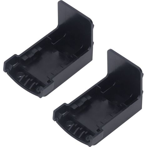 Support 2 en 1 pour outils sans fil, fixation facile, fabrication soignée, rangement mural pour batteries, lot de 2, ajustement parfait, support de stockage robuste. (1/5)