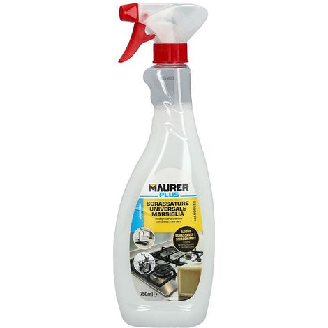 MAURER desengrasante universal aroma marsella 750 ml. , Desengrasante unirversal con aroma a jabon de Marsella.- Medida: 750 ml.- Detergente desengrasante con aroma a M (1/5)