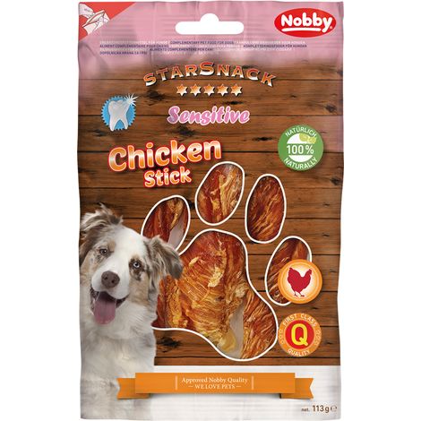 Nobby StarSnack Sensitive Hundeleckerli Barbecue Chicken Stick 113 g Soft-Snack (1/2)
