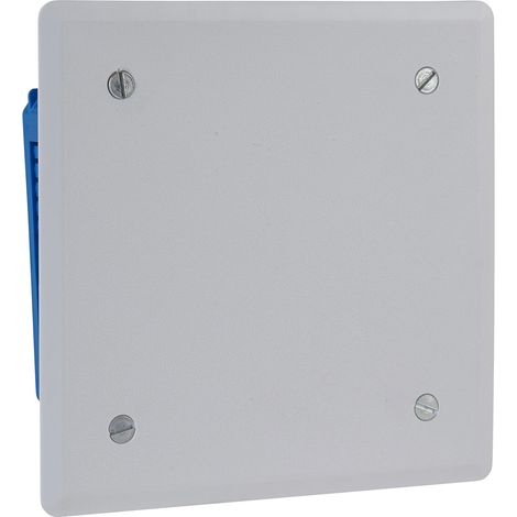 Schneider Electric – Boîte de dérivation à sceller Modulo 105x105x42mm – Couleur bleue RAL 5015 – Indice de protection IP20 – PS (polystyrène) (1/4)