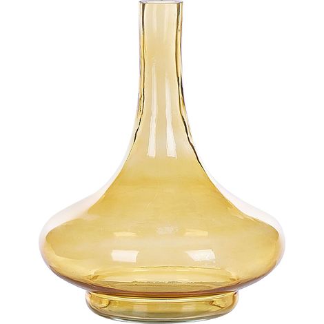 Dekovase PANEER Glas 30 cm Gelb (1/5)