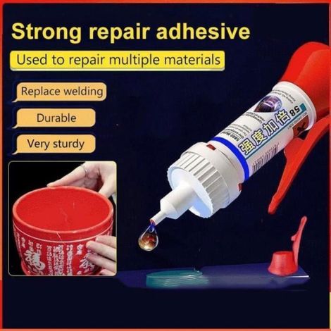 Colle Réparatrice Multi-Matériaux - Résiste À -40 °C À 130 °C - Étanche Et Résistante Aux Chocs - Pour Métal Bois Céramique Caoutchouc Plastique - 5210 - 10 ml (1/4)