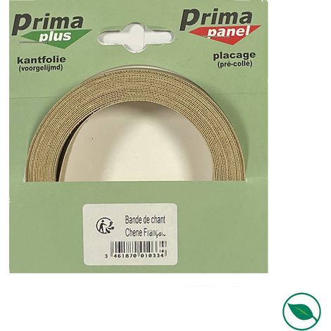 Forestea – Bande de chant stratifié chêne français 5m x 23mm – Collage à chaud – Pour habillage de tablettes – Corps massif indéformable (1/3)
