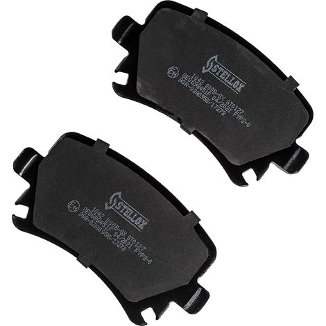 Set di pastiglie freno Stellox 1042 000B-SX per freni a disco (4 pezzi) - Certificazione ECE-R90 - Per autovetture e furgoni (1/5)