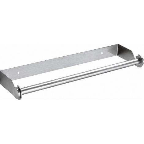 Porte-essuie-tout en acier inoxydable, 33 cm, pour rangement sur le plan de travail de la cuisine (1/5)