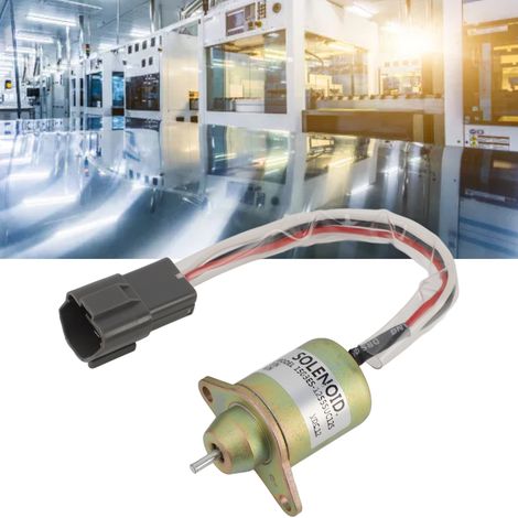 Valve Électromagnétique D'Arrêt De Moteur 12V Pour Voitures Et Camions - KZQ (1/5)