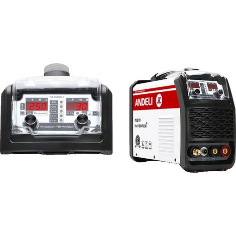 Máquina de soldar, capacidad multiproceso, diseño compacto, inversor IGBT 5 en 1, TIG-250GPLC, 220-240 V (1/2)