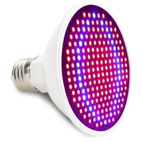 LED Lampe de Croissance Lumière de Plante Lampe d'Élairage de Croissance 20W E27 Ampoule 200pcs led Spectrum pour Plante Culture Fleur Jardin (1/4)