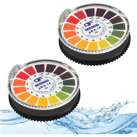 2x PH-Wert Teststreifen Indikator Lackmus Testpapier Lackmus-Papier Säure (1/4)