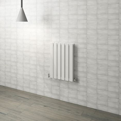Flat Panel Radiator 600x408mm White Double Horizontal Modern Central Heating Radiators