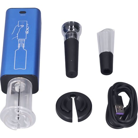 Set rechargeable de déboucheur électrique antichoc 35mm, avec coupe-papier d'aluminium, type C. (1/5)
