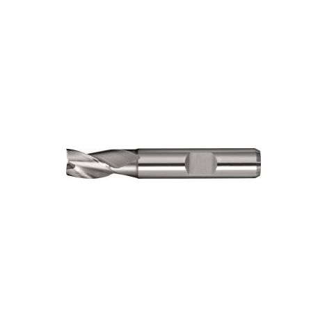 Fraise à rainurer hélicoïdale DIN 327 type N D.14mm HSS-Co8 Weldon Z.3 courte TECWERK (1/2)