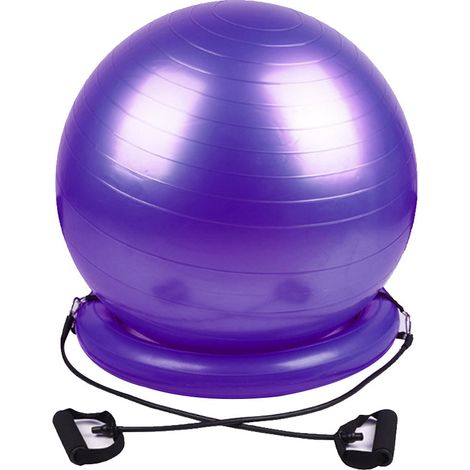 Anneau pour ballon de yoga, base uniquement, compatible avec les ballons de yoga - Idéal pour le bureau, la salle de sport et les chaises (1/5)