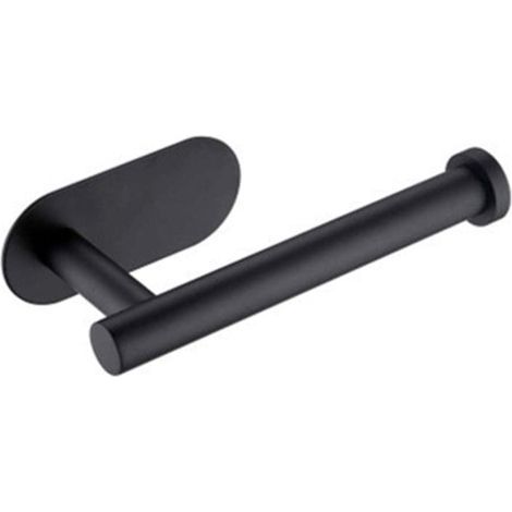 Portarotolo in acciaio inox grigio, lunghezza 16,5 cm, per bagno e cucina, supporto da parete adesivo senza foratura, 1 pezzo (1/5)