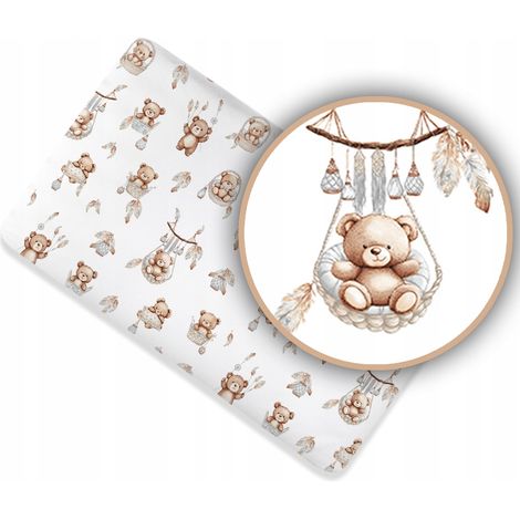 Drap en coton POUR berceau, motifs 120x60 (1/5)