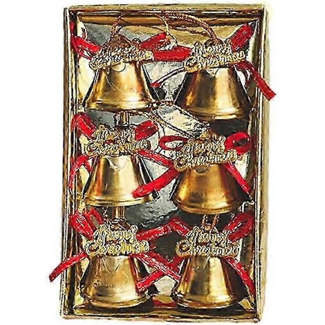 Cloches de Noël, décorations de Noël galvanisées, Noël, décorations de Noël, ornements pour sapin de Noël, cadeaux, chaussettes de Noël (1/5)
