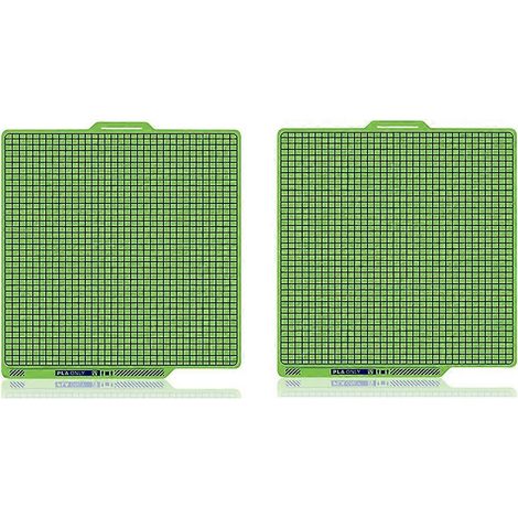 2 Stück für Bambu Lab PLA-Platte Bauplatte Kühlplatte P1P X1C A1 P1S Kühlplatte Doppelseitig haftend Bambus-Heizbett()