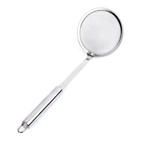 Cuillère à égoutter - Ustensiles de cuisine - Accessoires de cuisine - Passoire - Cuillère à égoutter - Acier inoxydable - Argent (1/5)