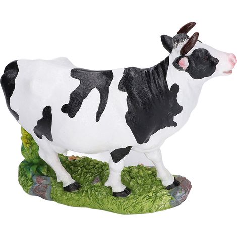 Figurine Vache Résine Miniature pour Décoration de Bureau et Jardin (1/5)