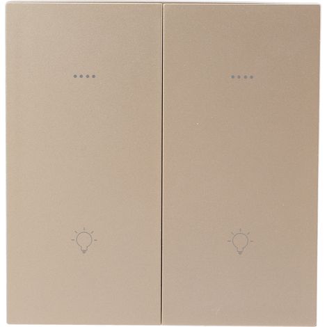 Interrupteur mural intelligent ZigBee, contrôle vocal et minuterie sans fil, 2 voies, compatible AC 100-240V. (1/5)