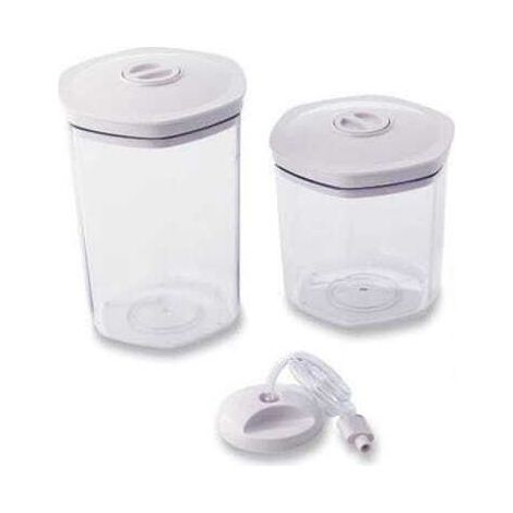 Kit 2 Pièces Conteneurs Transparents pour Machine Sous-Vide - Lavezzini